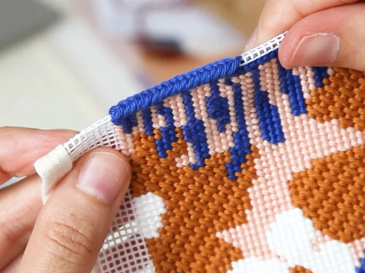 Weaving Designs For Needlepoint Book - First Edition Craft Guide