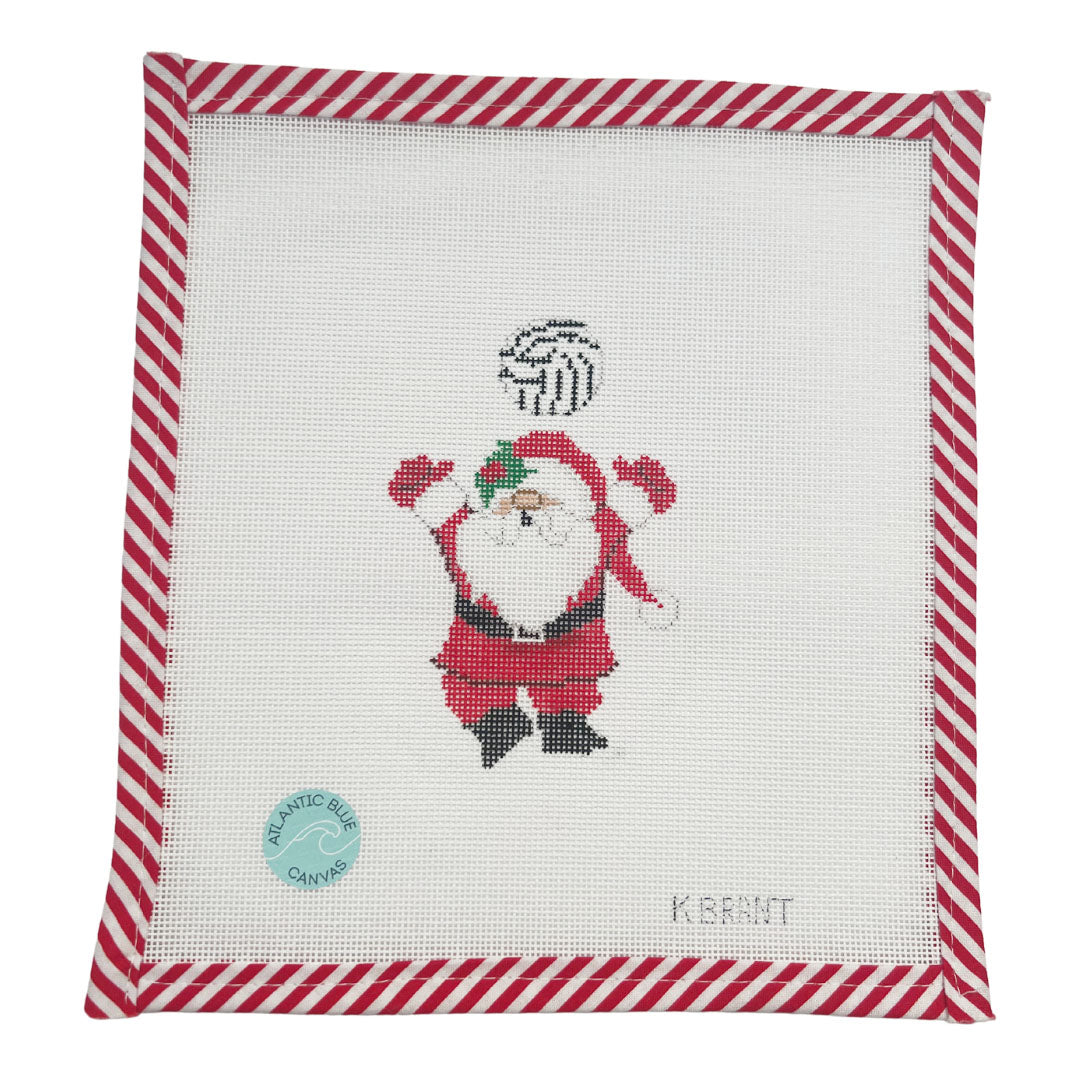 Volleyball Santa - Atlantic Blue Canvas