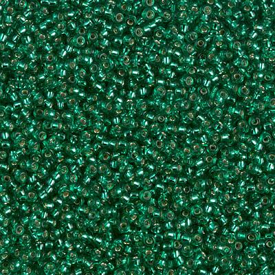 Emerald Miyuki Seed Beads Size 15 #17