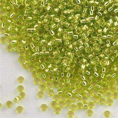 Chartreuse Miyuki Seed Beads Size 15 #14