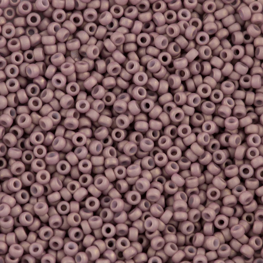 Matte Rose Miyuki Seed Beads Size 15 #2024