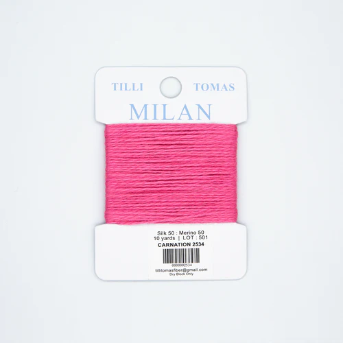 Tilli Tomas Milan Card - Carnation