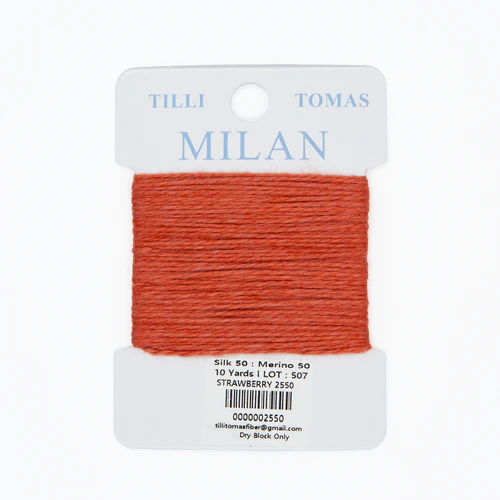 Tilli Tomas Milan Card - Strawberry