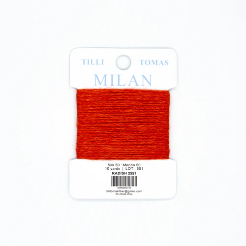 Tilli Tomas Milan Card - Radish