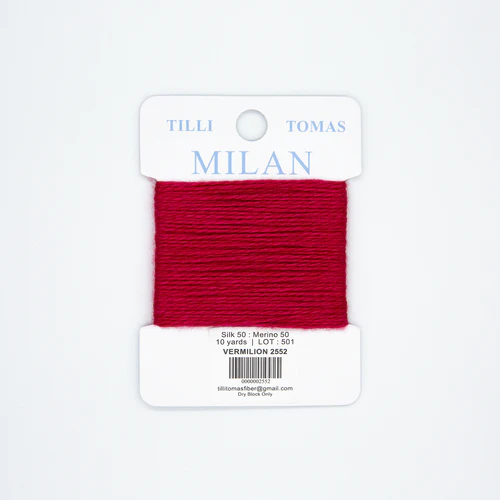 Tilli Tomas Milan Card - Vermilion