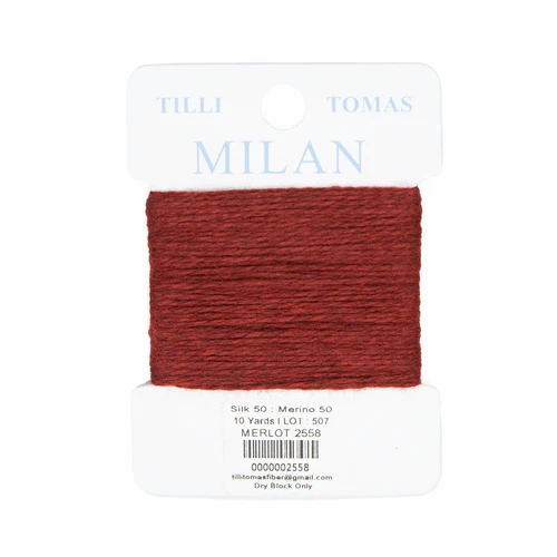 Tilli Tomas Milan Card - Merlot