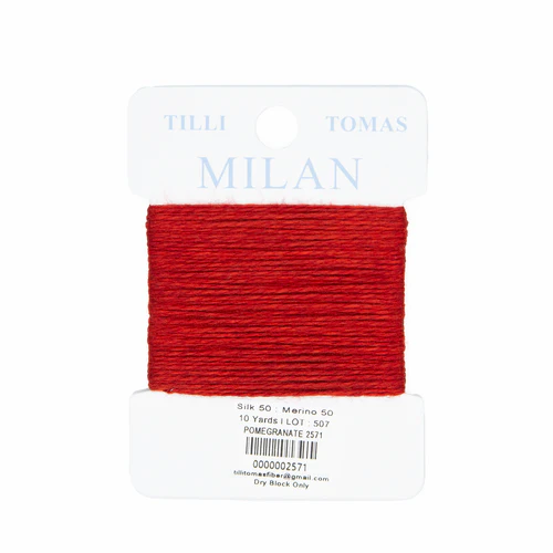 Tilli Tomas Milan Card - Pomegranate