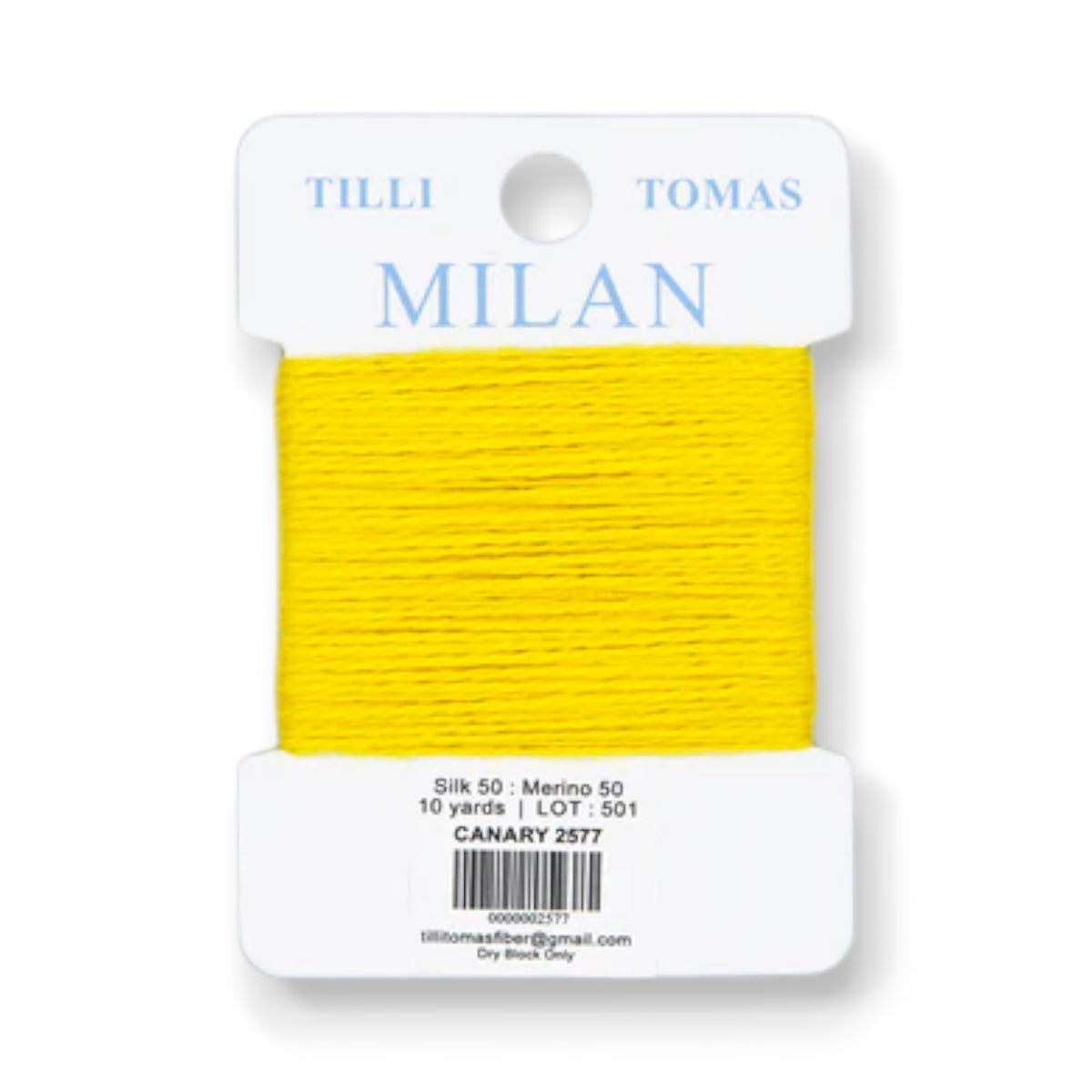 Tilli Tomas Milan Card - Canary