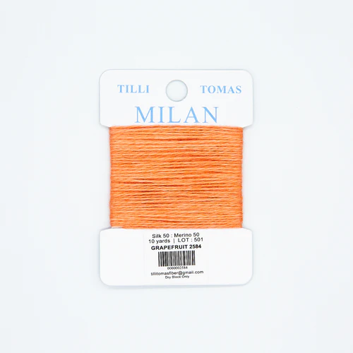Tilli Tomas Milan Card - Grapefruit