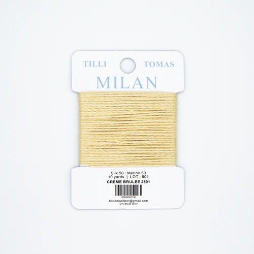 Tilli Tomas Milan Card - Creme Brulee