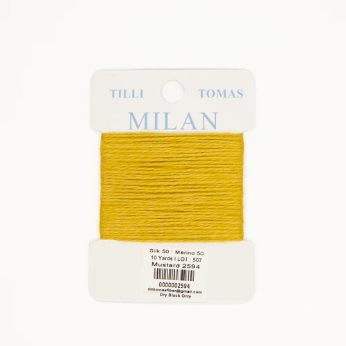 Tilli Tomas Milan Card - Mustard