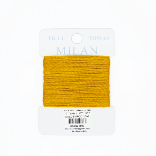 Tilli Tomas Milan Card - Goldenrod