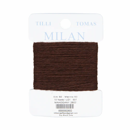 Tilli Tomas Milan Card - Mahogany