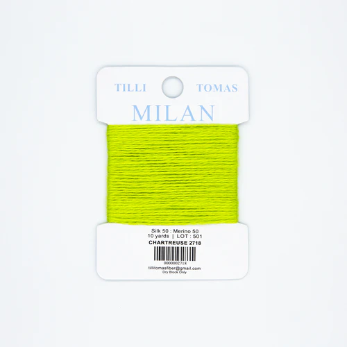 Tilli Tomas Milan Card - Chartreuse