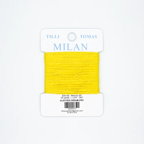 Tilli Tomas Milan Card - Clotted Cream