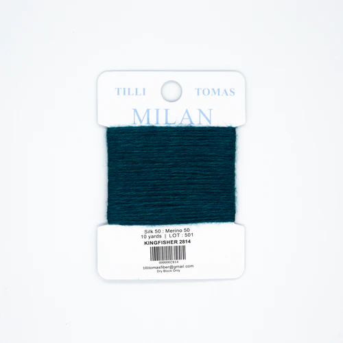 Tilli Tomas Milan Card - Kingfisher