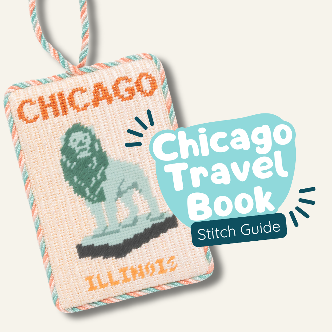 Chicago Travel Book Stitch Guide