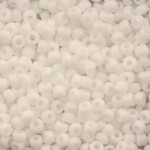 White Miyuki Seed Beads Size 15 #402