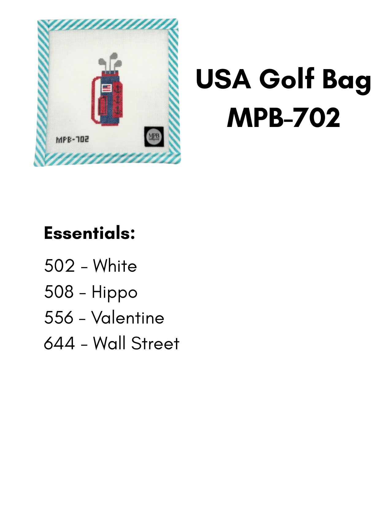 USA Golf Bag