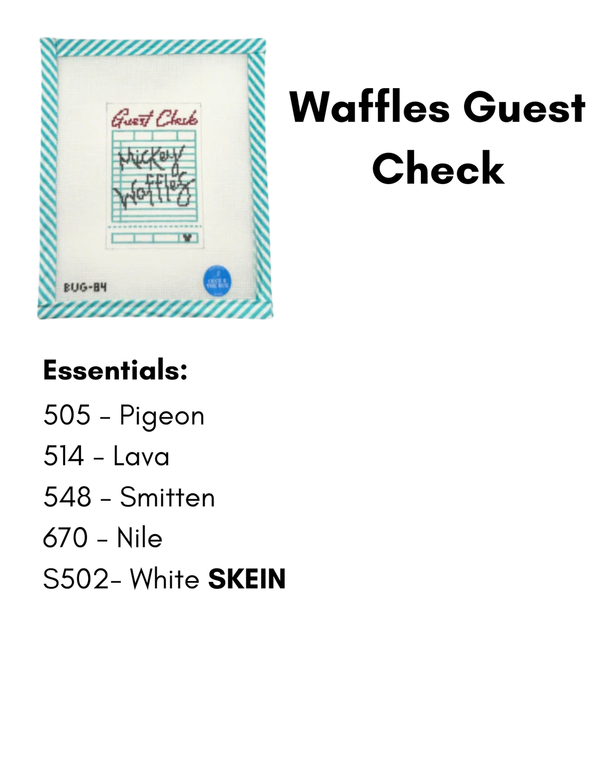 Waffles Guest Check