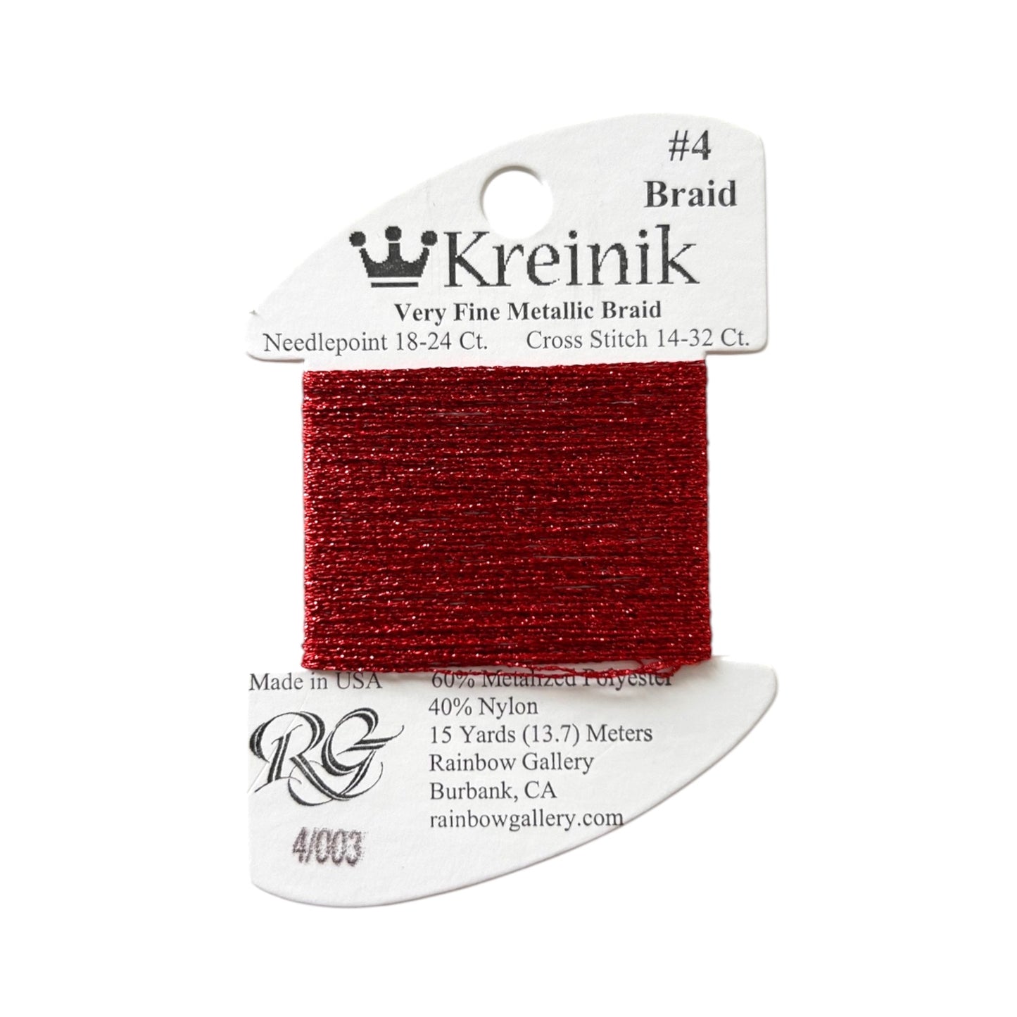 Kreinik #4 Braid - 4/003