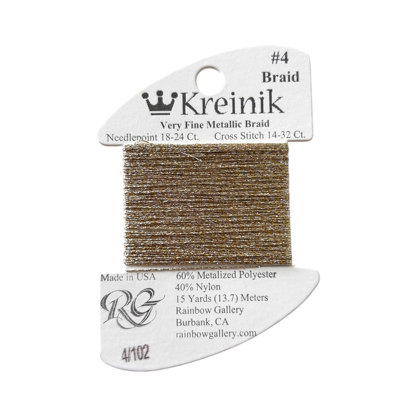 Kreinik #4 Braid - 4/102