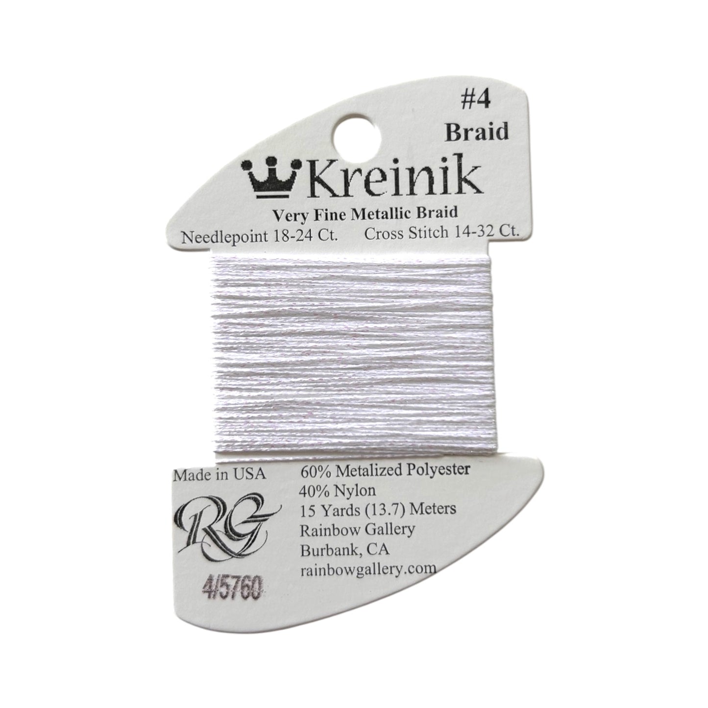 Kreinik #4 Braid - 4/5760