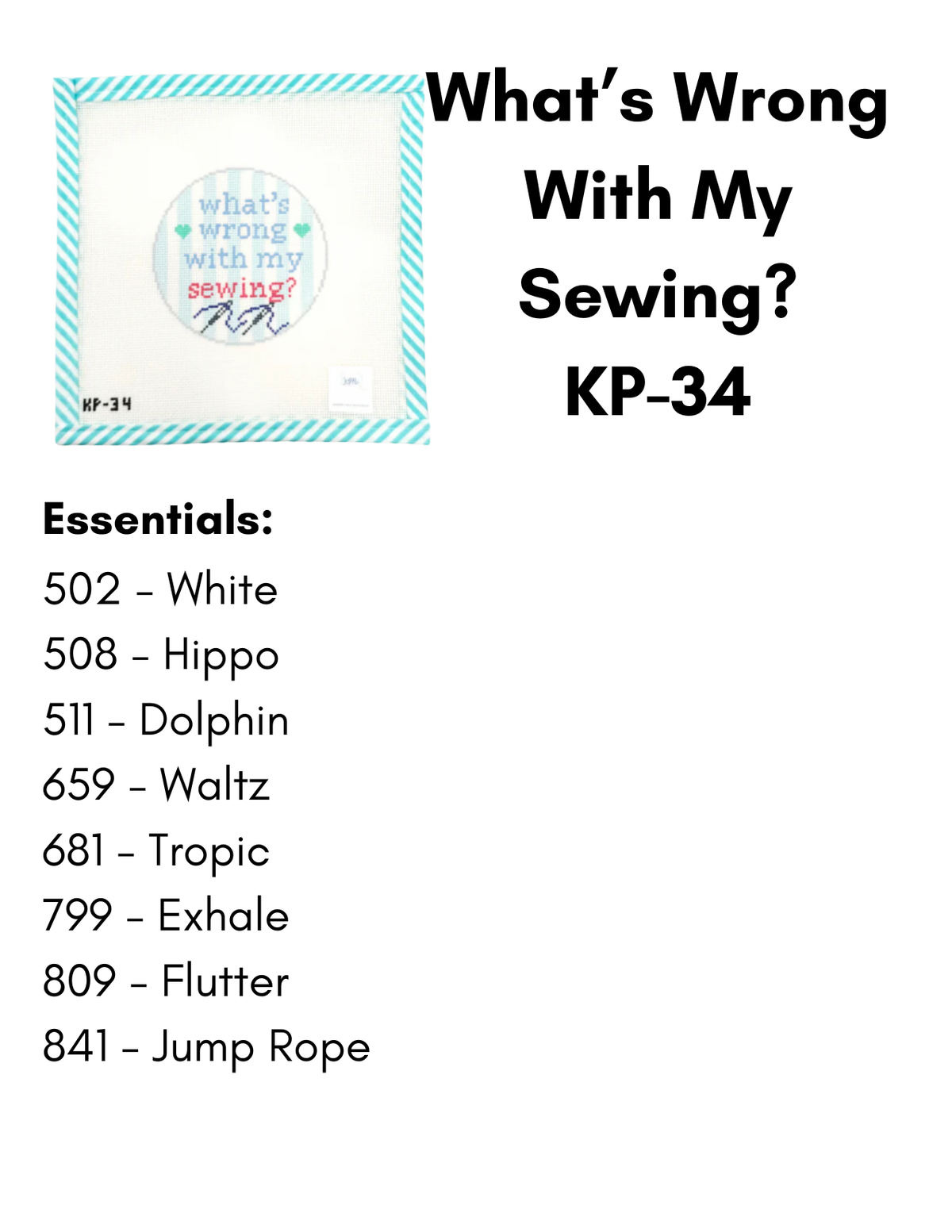 What's Wrong With My Sewing
