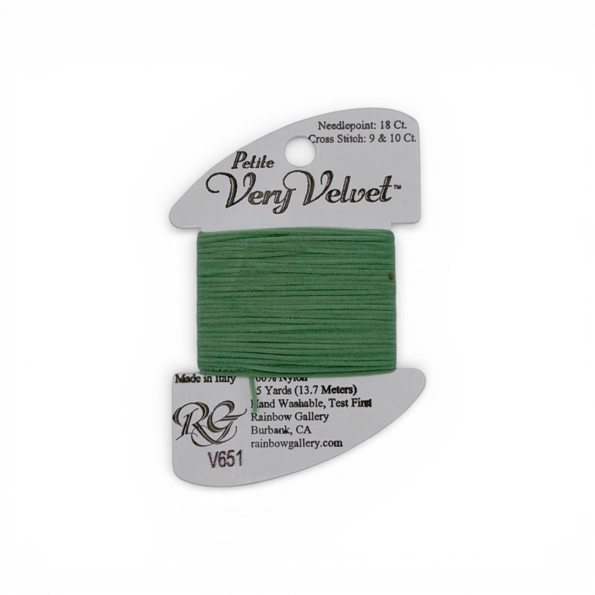 Petite Very Velvet - Sage Green V651