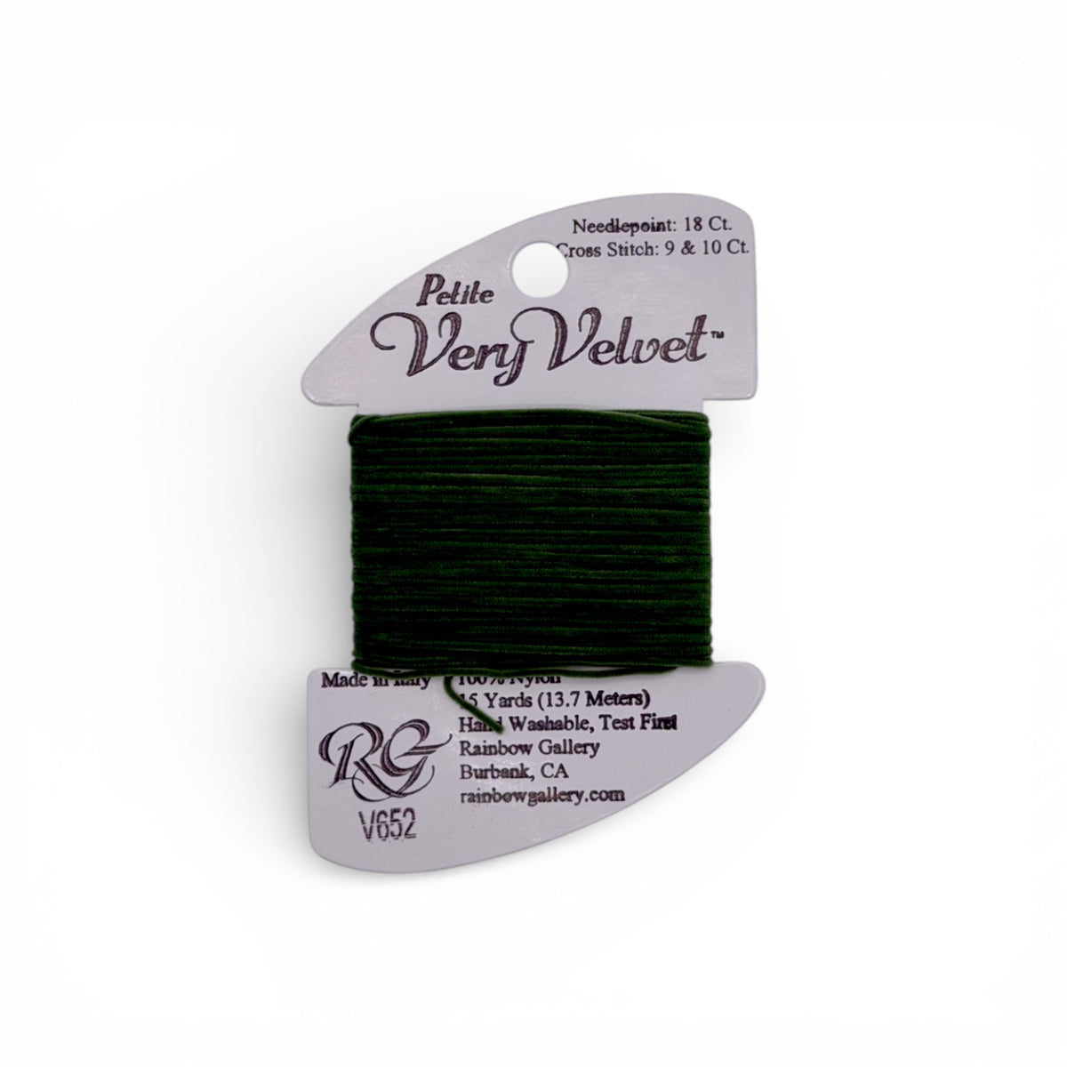 Petite Very Velvet - Hunter Green V652