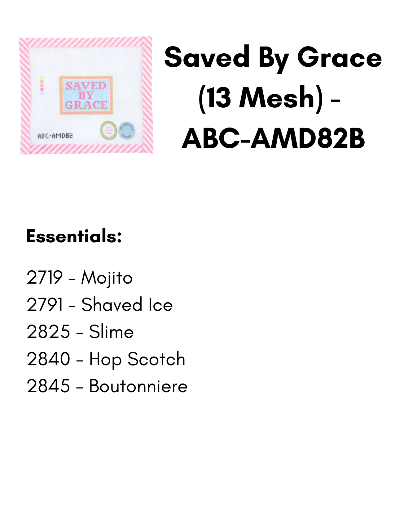 Saved by Grace (13 Mesh)