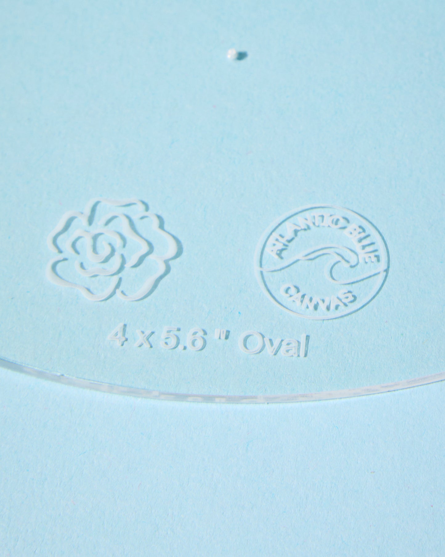 Acrylic Oval Stencil
