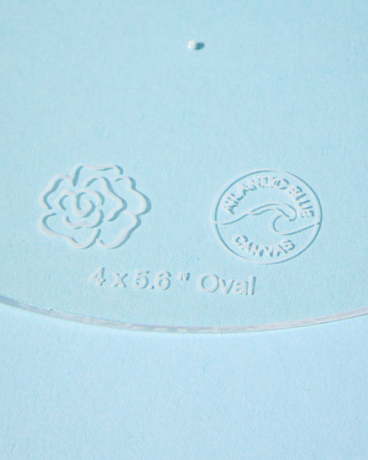 Acrylic Oval Stencil