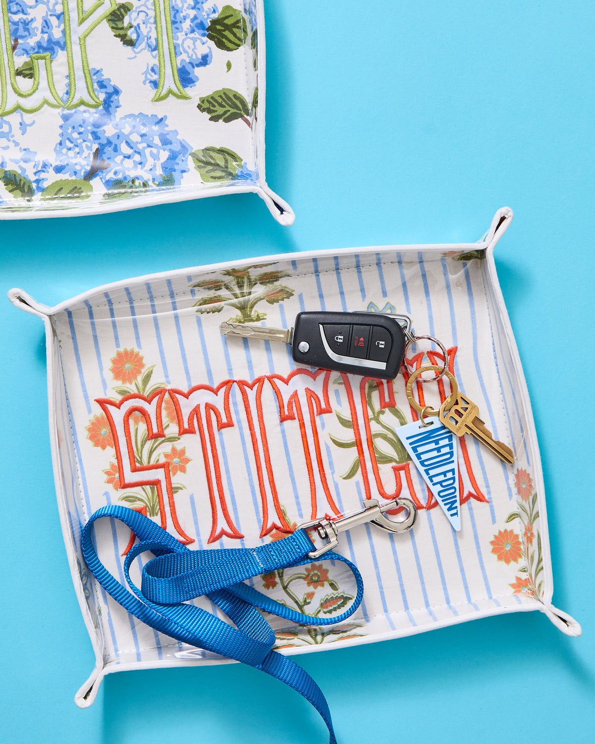 Stitch' Valet Tray - Blue