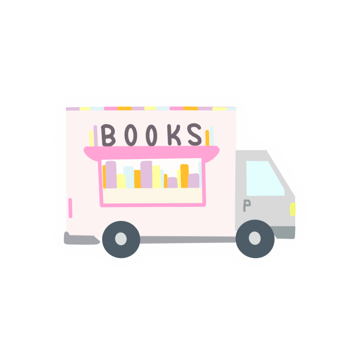 Book Cart Sticker