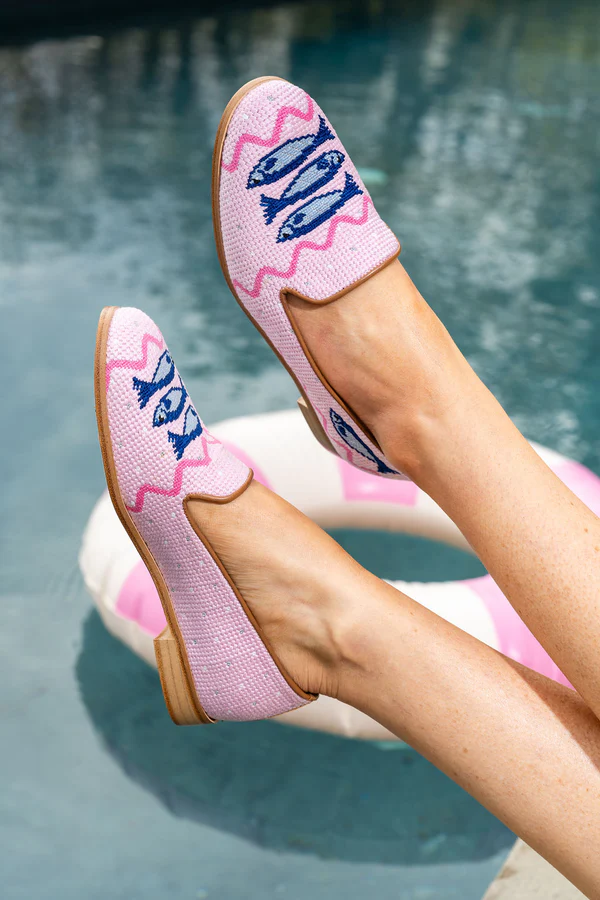 Needlepoint Loafer in Sardines