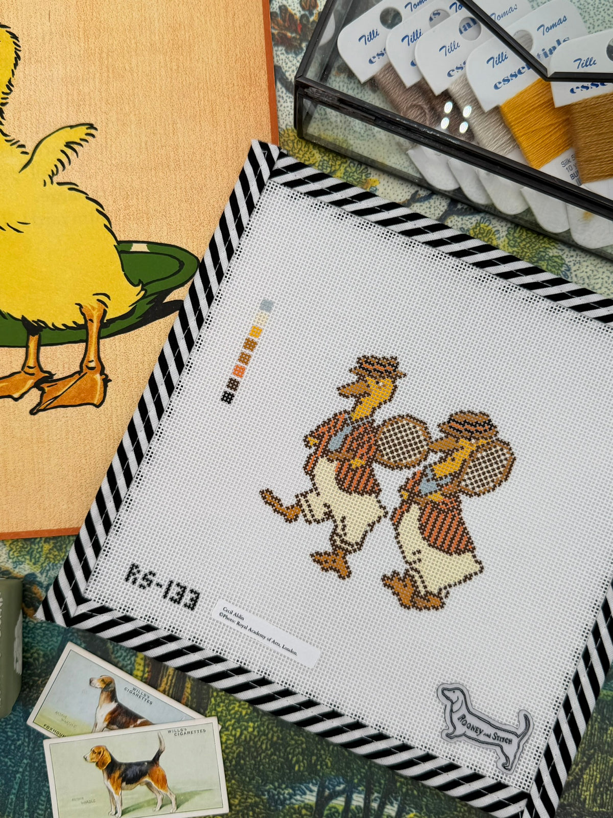 Tennis Ducks Small (Cecil Aldin)