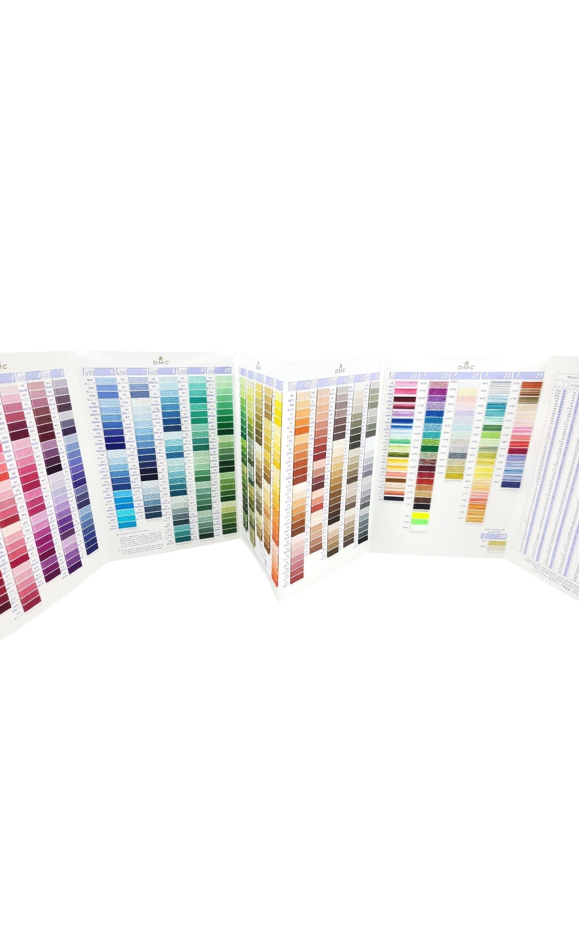 DMC Color Card Book - Real Threads