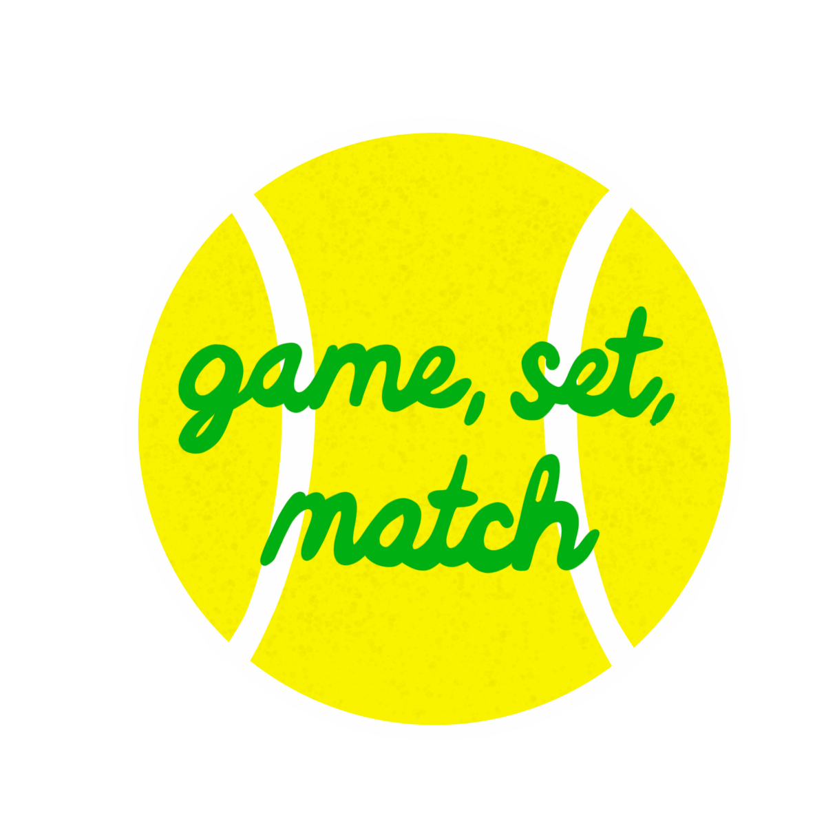 Tennis Ball Sticker