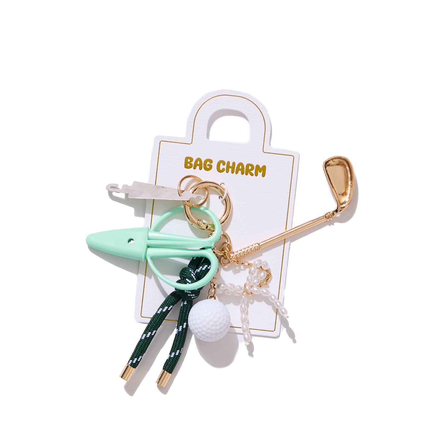 Golf Snip & Stitch Keychain