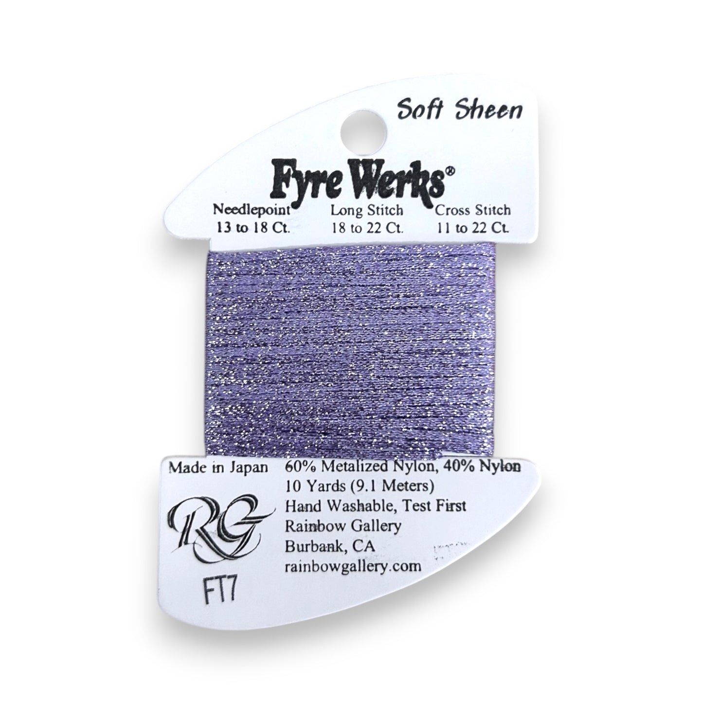 Fyre Werks Soft Sheen FT7 Lavender
