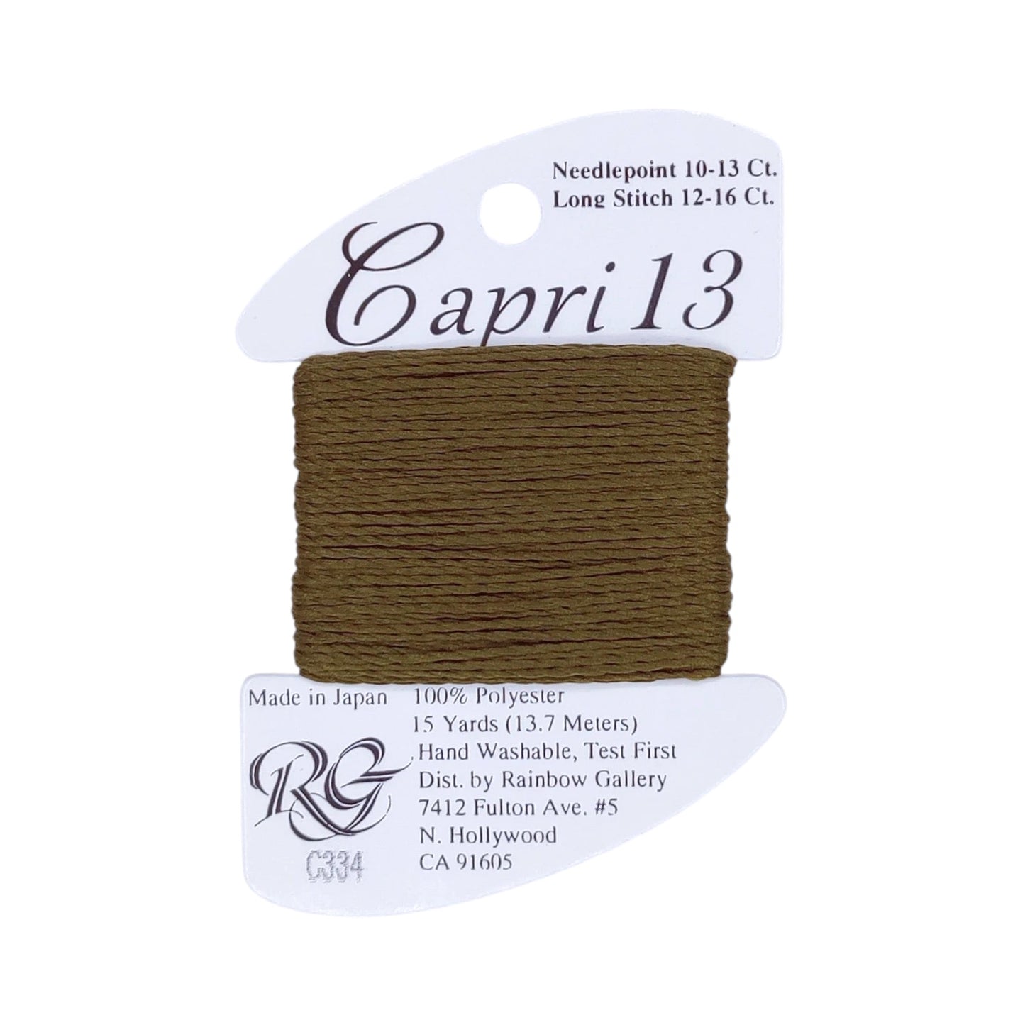 Capri 13 Burnt Olive C334