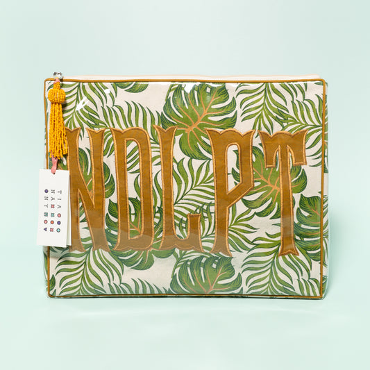 Monstera Leaves Project Bag