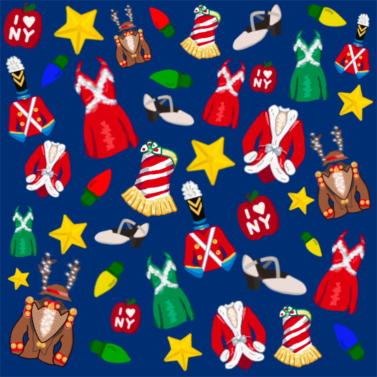 Dress Series Fabric - Navy