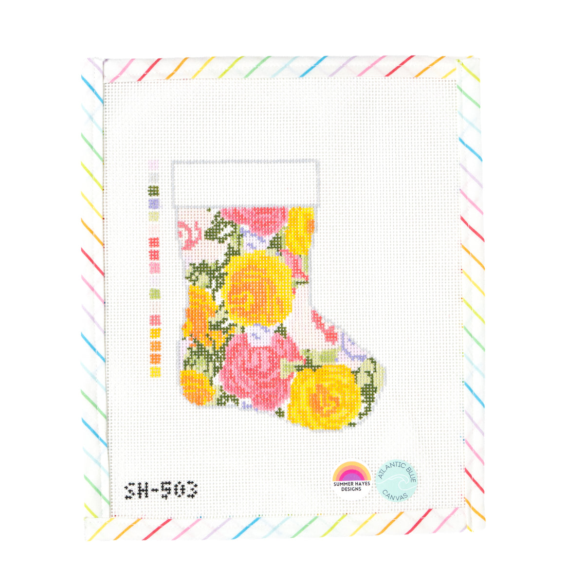 Grandma's Roses Mini Stocking