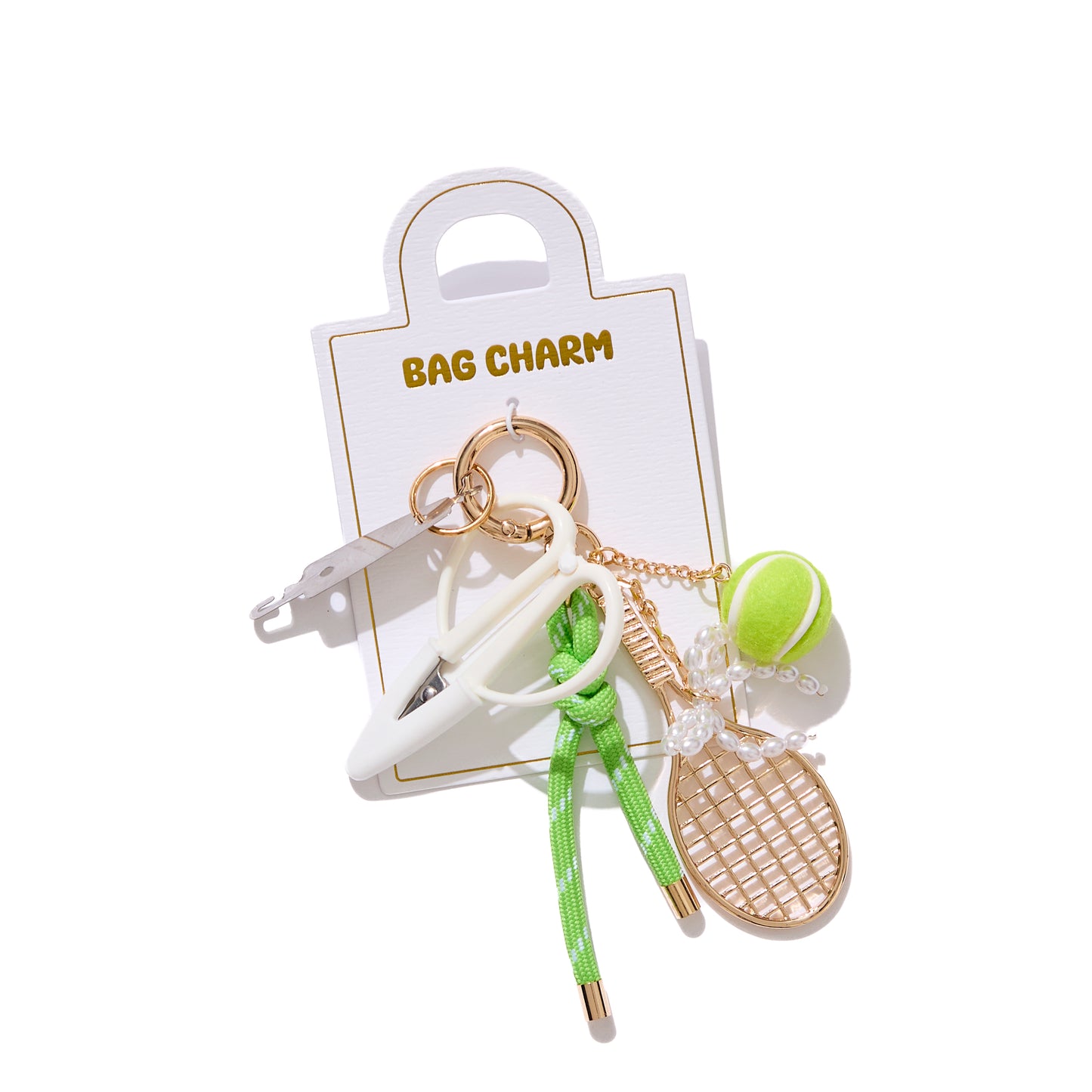 Tennis Snip & Stitch Keychain