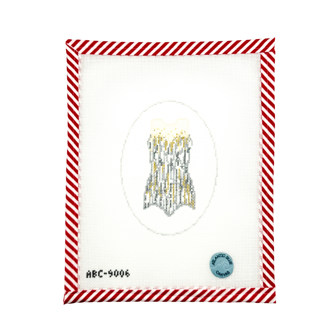 The Gold Sequin Dress - Spectacular Series  Atlantic Blue Canvas