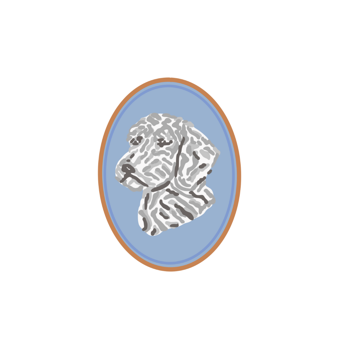 Doodle Cameo Sticker