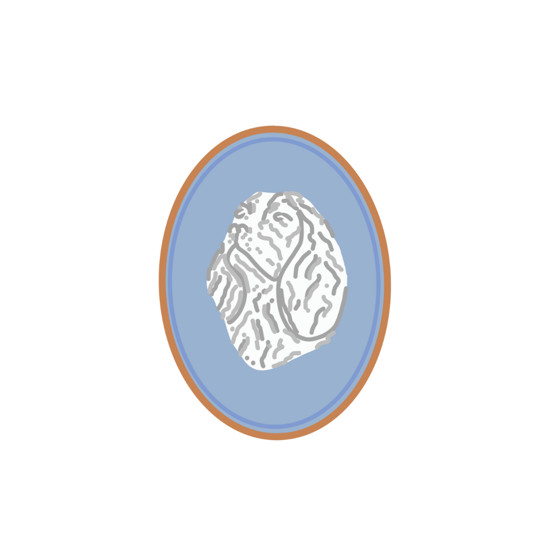 Cavalier King Charles Cameo Sticker