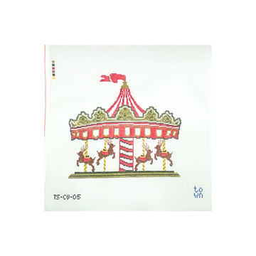 Christmas Village Carousel